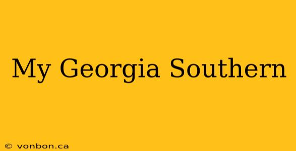 My Georgia Southern