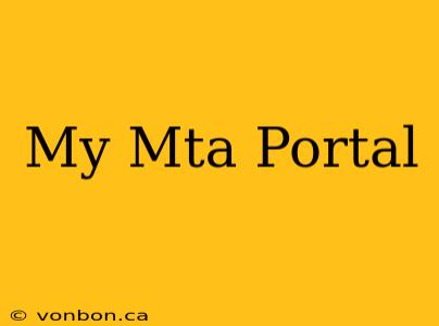 My Mta Portal