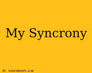 My Syncrony