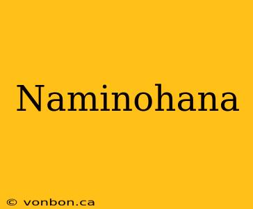 Naminohana