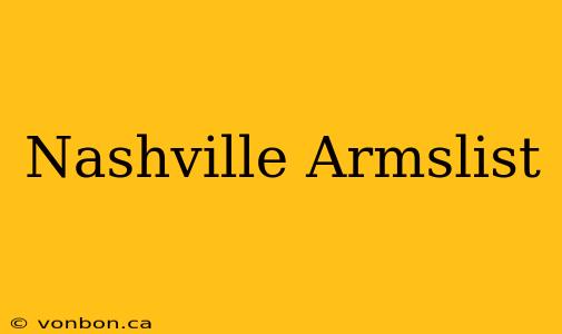 Nashville Armslist