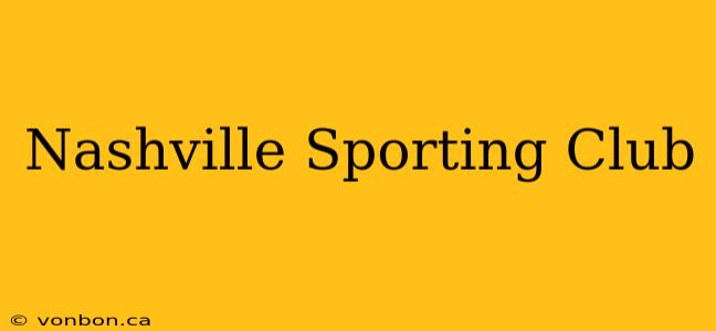 Nashville Sporting Club