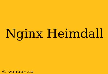 Nginx Heimdall