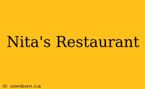 Nita's Restaurant