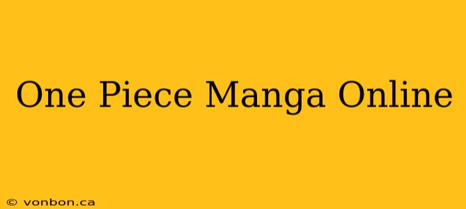 One Piece Manga Online