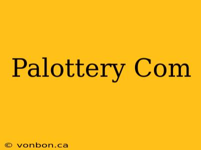 Palottery Com