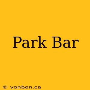 Park Bar