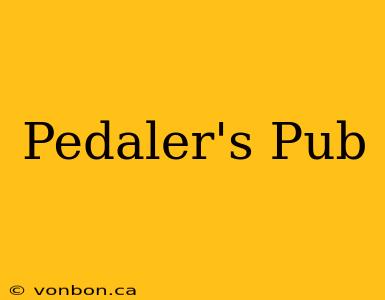 Pedaler's Pub