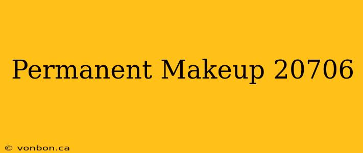 Permanent Makeup 20706