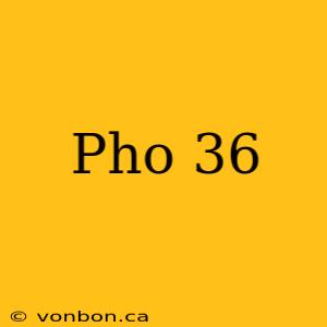 Pho 36