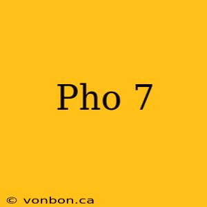 Pho 7