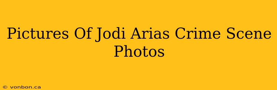 Pictures Of Jodi Arias Crime Scene Photos