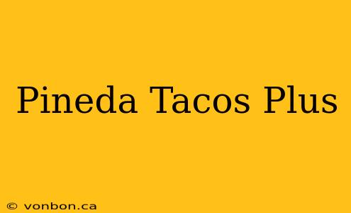 Pineda Tacos Plus