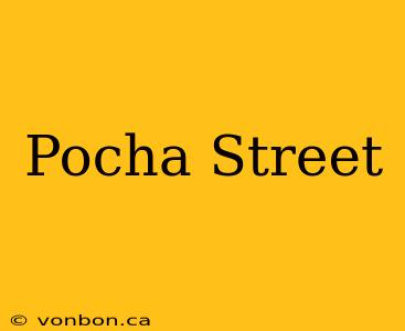 Pocha Street