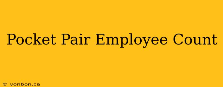 Pocket Pair Employee Count