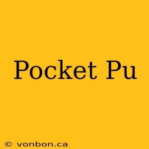 Pocket Pu