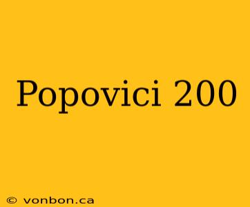 Popovici 200