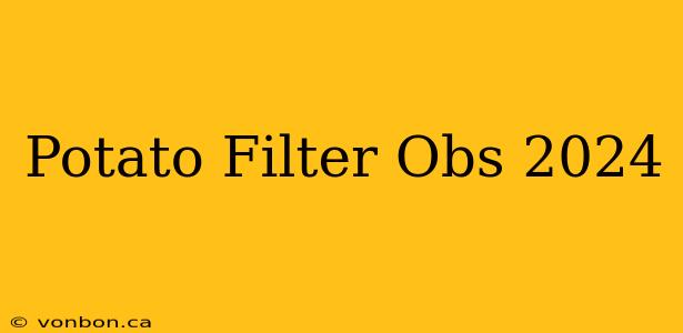 Potato Filter Obs 2024