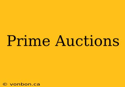 Prime Auctions