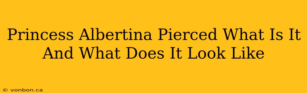 Princess Albertina Pierced What Is It And What Does It Look Like