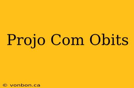 Projo Com Obits