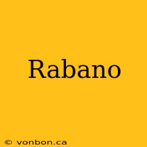 Rabano