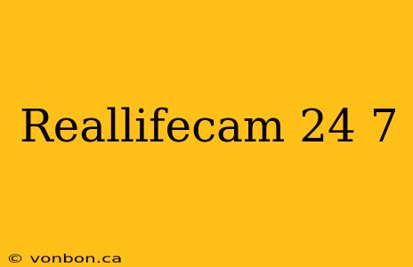 Reallifecam 24 7