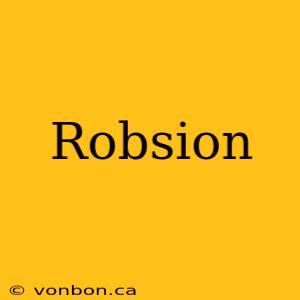 Robsion