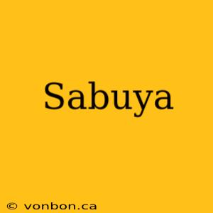 Sabuya