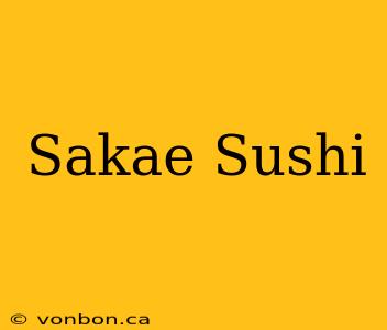 Sakae Sushi