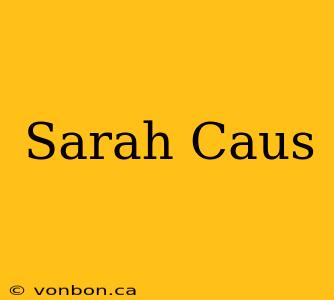 Sarah Caus