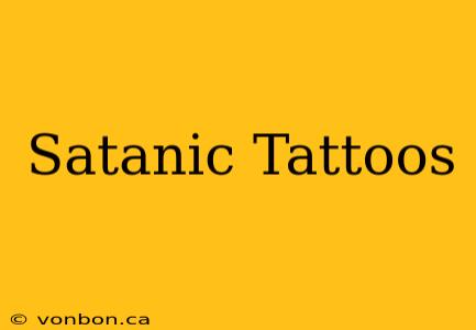 Satanic Tattoos