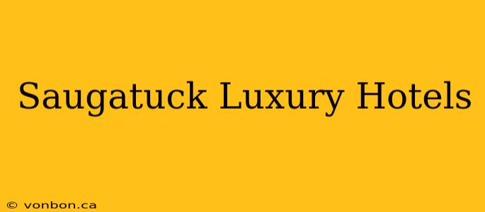 Saugatuck Luxury Hotels