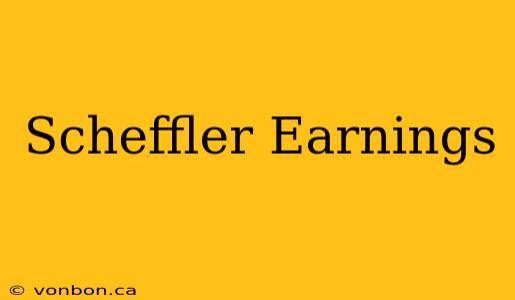 Scheffler Earnings