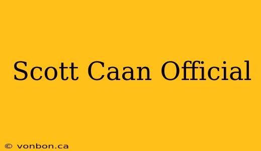 Scott Caan Official