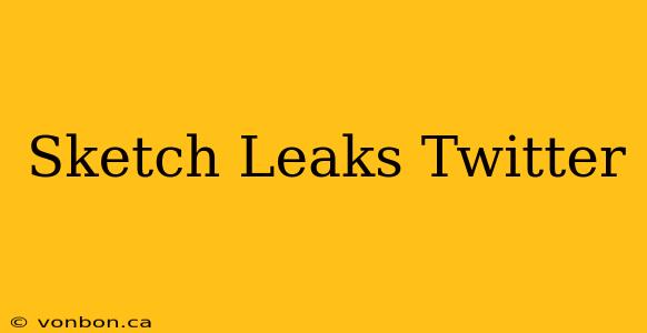 Sketch Leaks Twitter