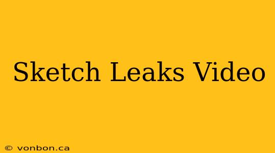 Sketch Leaks Video