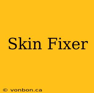 Skin Fixer