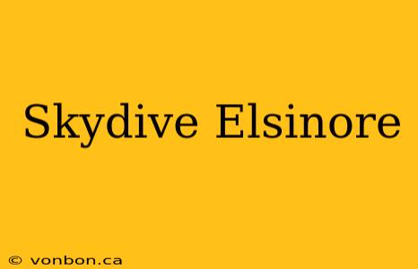 Skydive Elsinore