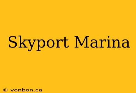 Skyport Marina