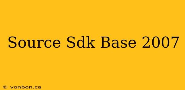 Source Sdk Base 2007