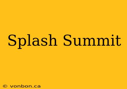 Splash Summit