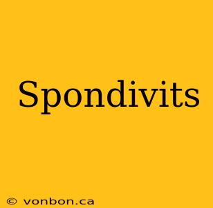 Spondivits