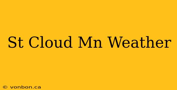 St Cloud Mn Weather