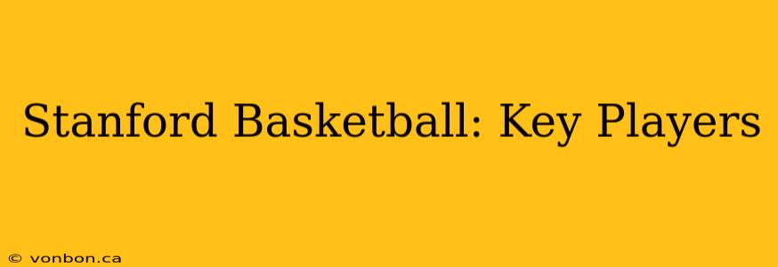 Stanford Basketball: Key Players