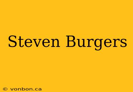 Steven Burgers