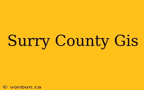 Surry County Gis