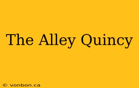 The Alley Quincy