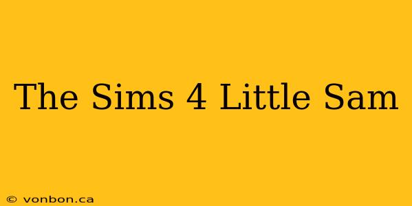 The Sims 4 Little Sam