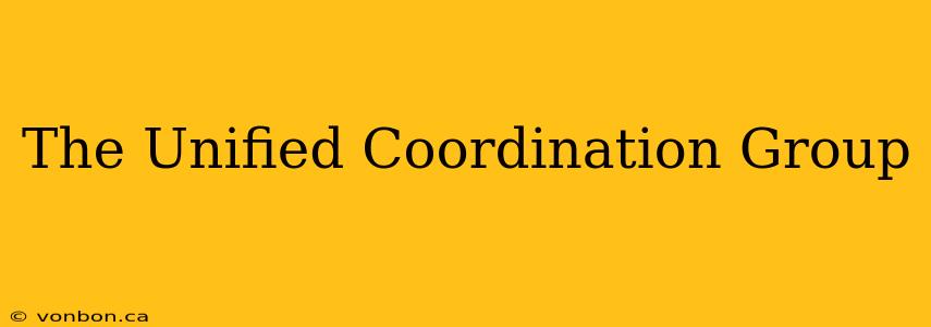 The Unified Coordination Group